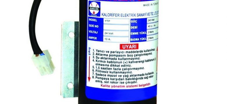 24 Volt Su Pompası